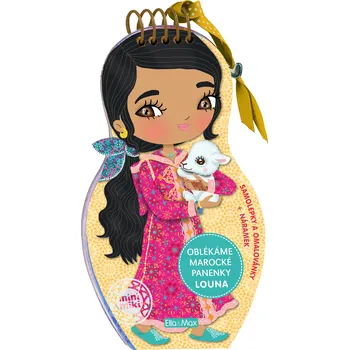 omalovánky Oblékáme marocké panenky LOUNA – Omalovánky