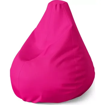 Sedací pytel Sablio Sedací vak Pear Sytě růžová: 140 x 100 x 25 cm