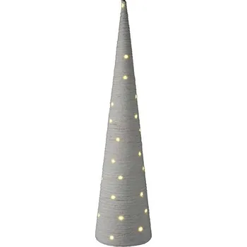 Vánoční stromek Home Styling Collection, Stromek kužel z materiálu s LED, 80 cm