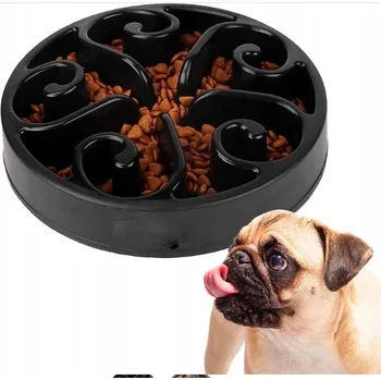 Miska pro psa Jedna plastová miska RMY, černá