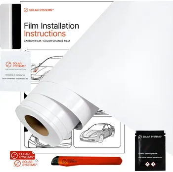 Polep vozidla Fólie Automobilová Matná bílá Polep auta Změna barvy 152x400cm