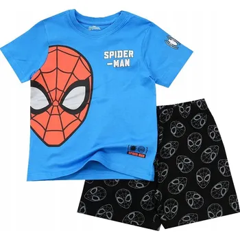 Dětská móda Spider-Man PYŽAMO CHLAPECKÉ KRÁTKÝ RUKÁV šortky 104 D012Z