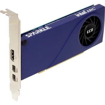 Grafická karta Sparkle Intel Arc A310 ECO 4GB / 4GB GDDR6 / PCI-E / 2x Mini DP / HDMI / Low Profile