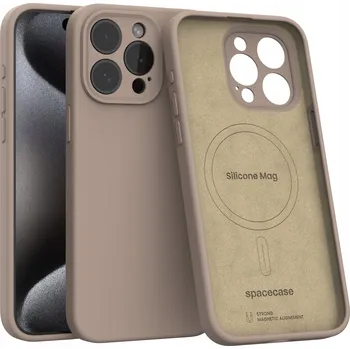 Pouzdro na mobilní telefon Zadní Kryt Spacecase pro Apple iPhone 15 Pro Max hnědý