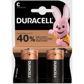 Článková baterie 2x Alkalická baterie C R14 1,5V Duracell