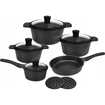 Sada nádobí Sada hrnců Zilner MARMUR hliníkové 10 ks