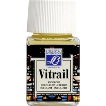 Speciální výtvarná barva Lefranc & Bourgeois Vitrail Barva na sklo 010 Colorless 50 ml 1 ks