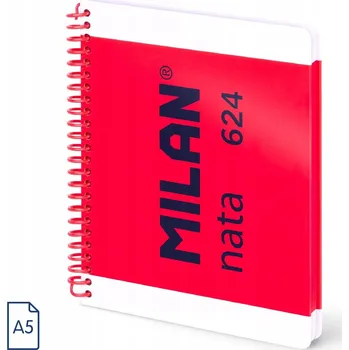 Zápisník Zápisník A5 Milan, 80 listů, tvrdé desky