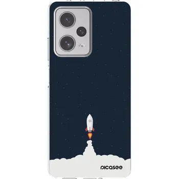 Pouzdro na mobilní telefon Picasee silikonový průhledný obal pro Xiaomi Redmi Note 12 Pro+ 5G - Astronaut 2