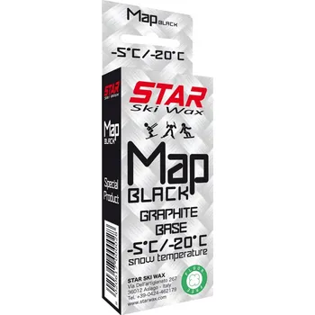 Lyžařský vosk Star Ski Wax Map black grafite base 60g