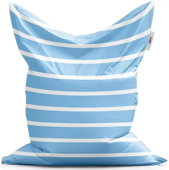 Sedací pytel Sablio Sedací vak Modrobílé pruhy - 200x140 cm
