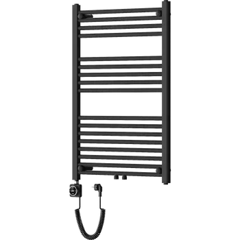 Radiátor Mexen Mars, elektrické topné těleso 900x600 mm, 400 W, černá, W110-0900-600-6400-70