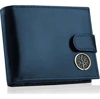 Betlewski pánská peněženka z modré lícové kůže - muž