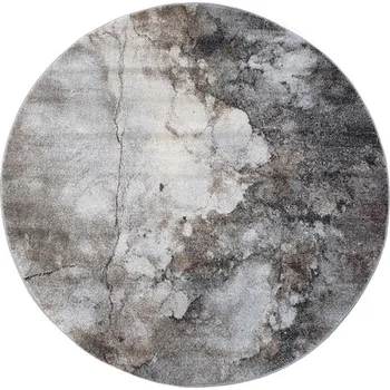 Kusový koberec Universe 841-86 grey/beige kruh, 160x160 (průměr) kruh, béžová, obývací pokoj, Spoltex - 1 rok na vrácení + DOPRAVA ZDARMA k Vám i zpět