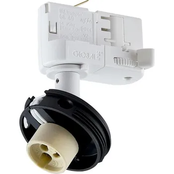 Bodové svítidlo LIGHT IMPRESSIONS Deko-Light 3-fázové bodové svítidlo Can základna, 1x max. 7,5 W GU10, bílá - LIGHT IMPRESSIONS IMPR 707246