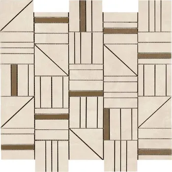 Obklad Ragno Resina Mozaika Avorio Forme 40 x 43 cm, matná, R7LM