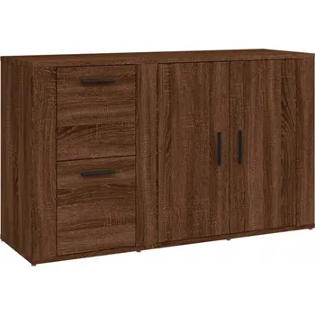 Komoda Skříňka z dřevotřísky, hnědý dub, 100x33x59,5 cm