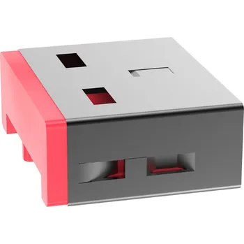 Elektrická zásuvka SKUSBA-V Zámek portu USB-A Smartkeeper USB, červený, balení 5 kusů