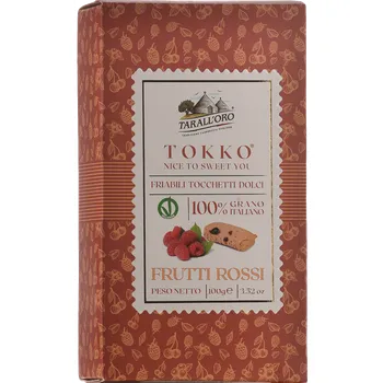 Tarall'oro Tokko červené ovoce 100g