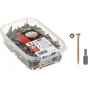 Vrut Vruty do dřeva 4 x 50 mm, Torx, balení 1 kg