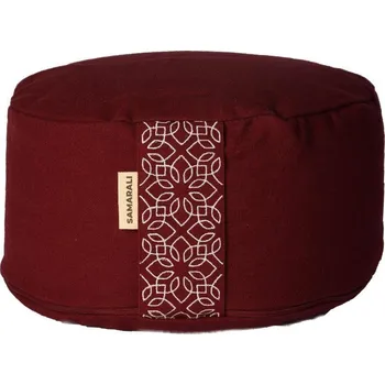 Sedací pytel SAMARALI Meditační polštář kulatý KAŠTANOVÁ|RŮŽOVÁ|VÍNOVÁ|ČERVENÁ