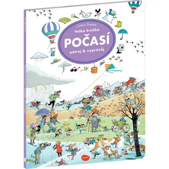 Leporelo Velká knížka POČASÍ – Pátrej & vyprávěj
