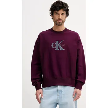 Dámská mikina Mikina Calvin Klein Jeans LV04RE200G fialová 49X, vel. L