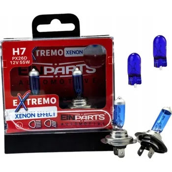 Povinná bezpečnostní výbava Žárovky EinParts Automotive Extremo 100% Xenon Effect H7 55 W 2 ks