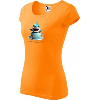 Dámská móda Tričko dámské s potiskem - jsem v pressu