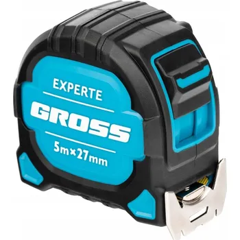 metr Svinovací metr, Měřicí pásmo, Ocelový metr 5 m x 27 mm - Gross