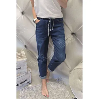 Dámské džíny Jeans Mom II tmavě modré Jeans: 4XL/48