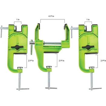 Příslušenství na snowboard svěrky DEMON Alu Ski/Snowboard GREEN one size One Size