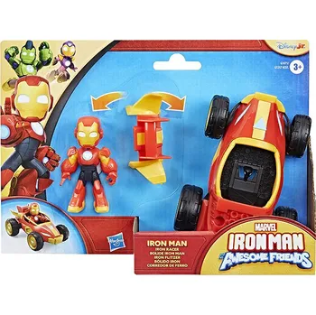 Figurka Marvel Iron Man and His Awesome Friends Iron Man Vozidlo a Figurka
