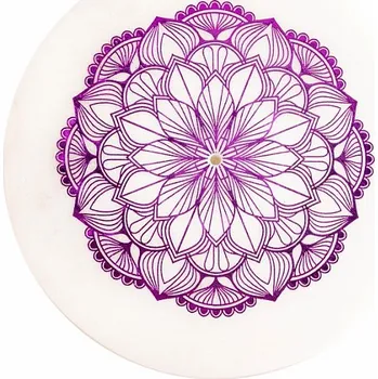 Stojánek mramorový na vonné tyčinky Lotus cca 10 cm