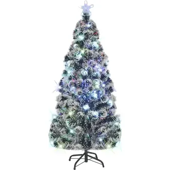 Vánoční stromek VidaXL 201 - 220 cm Umělý vánoční stromeček 210 cm zelená