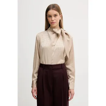 Dámská halenka Halenka Sisley dámská, béžová barva, vzorovaná, 5UTBLQ0A4 80X, vel. S