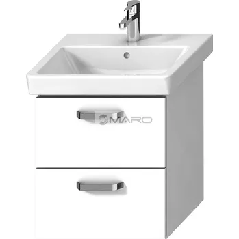 Koupelnový nábytek Smart20 Caserta Skříňka se 2 zásuvkami s umyvadlem 55 x 45 cm, bílá, H40A3834023001S