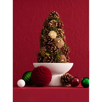 Vánoční dekorace Sinsay - Vánoční dekorace ve tvaru stromečku - vícebarevná - 907GF-MLC - 907GF-MLC-ONE