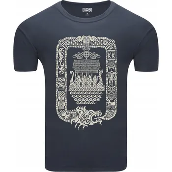 Pánské Tričko Drakkar Se Severským Potiskem Pro Fanoušky Vikingů S