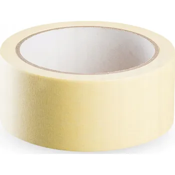 Lepicí páska Maskovací páska Kaem 38 mm x 33 m, papírová, žlutá