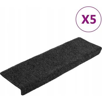 Nášlap na schod Protiskluzové nášlapy na schody Jehličkové, Šedé 65x21x4 cm