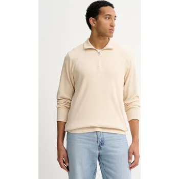 Pánské tričko Tričko s dlouhým rukávem G-Star Tweeter béžová barva, D26866-E176 D26866.E176 01X, vel. S