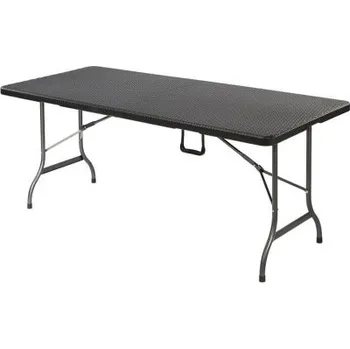 Zahradní stůl Skládací stůl Ventana, 180x75cm, černý - A Garden Pleasure