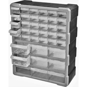 Skříňka s přihrádkami na nářadí 39ks organizér