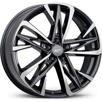 Alu kolo Alu kola AGT 20210, 20x8 5x114.3 ET30, šedivá matná + leštění