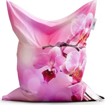 Sedací pytel Sablio Sedací vak Květy orchideje - 200x140 cm