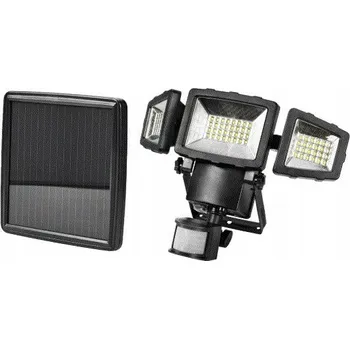 Nástěnné svítidlo Solární LED nástěnné svítidlo ADLER s reflektorem IP44 10,5W 1500lm se senzorem