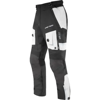 Moto kalhoty Kalhoty na motorku Street Racer All Season černo-šedé 4XL