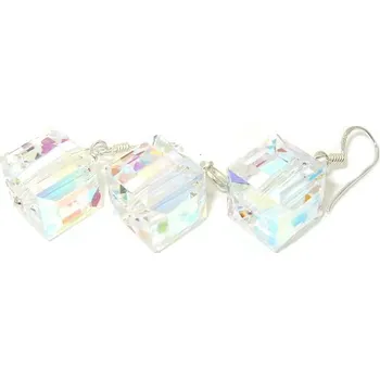 Souprava šperků Stříbrná souprava Swarovski komponent 925/1000 ( kostky 23789)