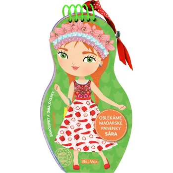 omalovánky Oblékáme maďarské panenky SÁRA – Omalovánky